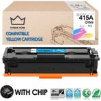 Toner Türk Hp 415A-W2031A Muadil Toner Mavi - Çipli / M455 / M480 / M454 / M478 / M479 - 0,5 - Cyan
