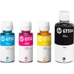 Toner Türk HP GT53XL -GT52 / DeskjeHP Smart Tank 515 ve 615 Uyumlu 4 Renk Orijinal Mürekkep - Renkli