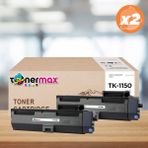 Toner Türk Kyocera TK-1150 Muadil Toneri 2'li Paket / Ecosys P2200 / M2135 / P2235 / M2735 - Black - 0,5