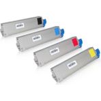 Toner Türk Oki 46490632 C532 Muadil Toner Set A Plus / C542 / MC563 / MC573 - Renkli