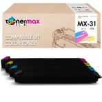 Tonermax Mx2301N / Mx2600N / Mx3100N Sharp Mx-31Gt Smyk Set Muadil Toner