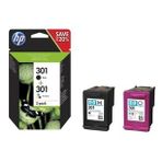 Tonersepeti Hp 301 N9j72ae Siyah + Renkli 2'li Set Kartuş Cr340e