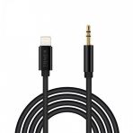 Tonex AX-02 Lightning to 3.5 mm Audio Siyah AUX Ses Kablosu
