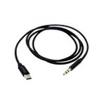 Tonex AX-04 Type-C to 3.5 mm Siyah AUX Audio Ses Kablosu