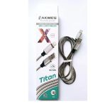 Tonex Titan Metal Kaplama İos İphone 3.4A Usb Şarj Ve Data Kablosu 1Mt