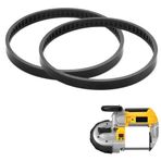 TonGass Dewalt DWM120, A02807, DCS374, DW328K, D28770K, D28770, Dewalt Portaband Lastik Tekerlekler için Şerit Testere Lastikleri ile Uyumlu Şerit Testere Lastik Lastikleri - 2'li Paket