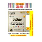 Tonguç 2025-2026 6.Sınıf Tüm Dersler(M-F-T-S-D-İ)Figital Fiziksel Karekodlu Soru Bankası+Kalem
