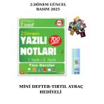 Tonguç 7. Sınıf Yazılı Notları 2. Dönem 1 Ve 2. Yazılı 2025 Mini Defter+tırtıl Ayraç