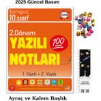 Tonguç Akademi 10. Sınıf 2025 Yazılı Notları 2. Dönem 1 ve 2. Yazılı - Ayraç - Kalem Başlığı