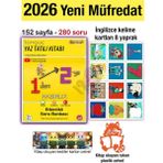 Tonguç Akademi 1'den 2'ye 2026 Tüm Dersler Hazırlık Kitabı Ingilizce Kelime Kartları