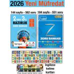 Tonguç Akademi 2'den 3'e Hazırlık Kitabı 2026 Yaz Tatili Soru Bankası Tüm Dersler İngilizce Kelime KartLGS Hazırlık