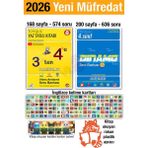 Tonguç Akademi 3'ten 4'e Hazırlık Kitabı 2026 Yaz Tatili 4. Sınıf Matematik Dinamo Soru Bankası Ingilizce Kelime Set