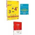 Tonguç Akademi 3'ten 4'e Yaz Tatili Kitabı - Matematik Soru Bankası - Deneme Sınavı 3'lü Set