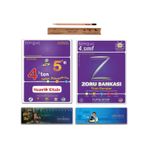 Tonguç Akademi 5. Sınıf 4 Ten 5 E Hazırlık Yaz Tatili Kitabı - 4. Sınıf Zoru Bankası Tekrar Seti 2 Kitap