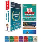 Tonguç Akademi 5. Sınıf Şampiyon Paketi Tüm Dersler - 2. Dönem Yazılı Denemeleri Set 8 Kitap