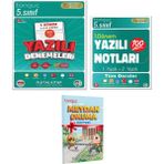 Tonguç Akademi 5. Sınıf Yazılı Denemeleri 1. Dönem 1 ve 2. Yazılı Notları Eğitim Seti