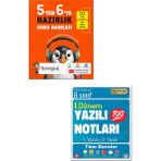 Tonguç Akademi 5'ten 6'ya Hazırlık Kitabı ve 6. Sınıf 1. Dönem 1 ve 2. Yazılı Notları