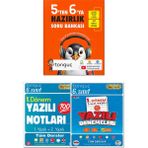 Tonguç Akademi 5'ten 6'ya Hazırlık Kitabı ve 6. Sınıf 1. Dönem Yazılı Notları ve Yazılı Denemeleri