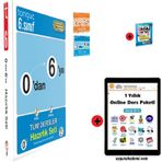 Tonguç Akademi 6. Sınıf 0 dan 6 ya Seti En Son Baskı Yeni + Sadık Uygun Yayınları Matematik Soru Bankası + 1 Yıllık Online Ders Paketi