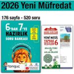 Tonguç Akademi 6'dan 7'ye Hazırlık Kitabı 2026 Yaz Tatili 6. Sınıf Din Kültürü Yaprak Test