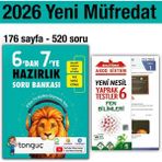 Tonguç Akademi 6'dan 7'ye Hazırlık Kitabı 2026 Yaz Tatili 6. Sınıf Fen Bilimleri Yaprak Test