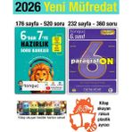 Tonguç Akademi 6'dan 7'ye Hazırlık Kitabı 2026 Yaz Tatili Soru Bankası LGS 6. Sınıf Paragrafon