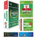 Tonguç Akademi 7. Sınıf Şampiyon Paketi Tüm Dersler Soru Bankası - 2. Dönem Yazılı Notları Denemeleri Set 10 Kitap