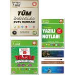 Tonguç Akademi 7. Sınıf Tüm Dersler Fijital Soru Bankası 2. Dönem Yazılı Denemeleri Yazılı Notları Set 3 Kitap