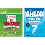 Tonguç Akademi 7. Sınıf Yazılı Denemeleri 2. Dönem 1 ve 2. Yazılı ve Team Elt Publishing 7. Sınıf Ahead With English Vocabulary Book