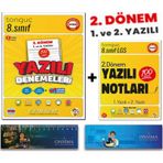 Tonguç Akademi 8. Sınıf 2. Dönem Yazılı Denemeleri - 2. Dönem Yazılı Notları - Süper İkili Set 2 Kitap