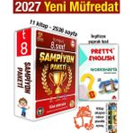 Tonguç Akademi 8. Sınıf Şampiyon Paketi 2027 Tüm Dersler Set 11 Kitap Ingilizce Yaprak Test