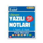 Tonguç Akademi 9. Sınıf 2025 Yazılı Notları 1. Dönem 1 ve 2. Yazılı