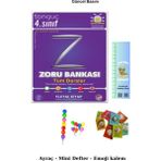 Tonguç Akademi Tonguç 4. Sınıf Tüm Dersler Zoru Bankası (Emoji Kalem+Mini Defter+Tırtıl Ayraç)