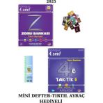 Tonguç Akademi Tonguç 4. Sınıf Zoru Bankası Td. + 4 Taktikli Tüm Dersler Sb.( 2kitap)(Mini D.+Tırtıl Ayraç) Güncel