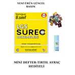 Tonguç DENEME 8. Sınıf LGS Süreç Denemeleri 2025 (MİNİ DEFTER+TIRTIL AYRAÇ)DENEME