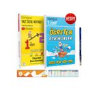 Tonguç Yayınları 1. Sınıf 1`den 2`ye Hazırlık Kitabı (1'Den 2 'Ye Geçenler İçin Yaz Tatili Kitabı) ve Sezgistore Ayraç+Kalem