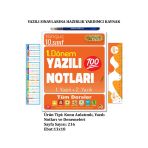 Tonguç Yayınları 10. Sınıf Yazılı Notları 1. Dönem 1 ve 2. Yazılı ve Sezgistore Ayraç-Cetvel+Kalem