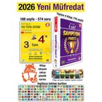 Tonguç Yayınları 3'ten 4'e Hazırlık Kitabı 2026 Yaz Tatili 4. Sınıf Şampiyon Paketi İngilizce Kelime Set