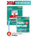 Tonguç Yayınları 5. Sınıf 2. Dönem 1 Ve 2. Yazılı Yazılı Denemeleri Ve Yazılı Notları + Hediyeli