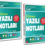 Tonguç Yayınları 5. Sınıf Yazılı Notları Set 2 Kitap - 1 Ve 2 Dönem - 1 Ve 2 Yazılı