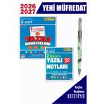 Tonguç Yayınları 6. Sınıf Yazılı Denemeleri 2. Dönem 1 ve 2. Yazılı ve 6. Sınıf Yazılı Notları 2. Dönem 1 ve 2. Yazılı + Hediyeli