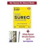 Tonguç Yayınları 8. Sınıf LGS Süreç Denemeleri - Versatil Kalem 0,7 + 2'li Ayraç