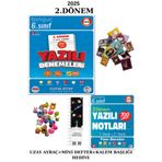 Tonguç Yayınları Tonguç 6. Sınıf Yazılı Notları ve Yazılı Denemeleri 2. Dönem 1 ve 2. Yazılı(UZAY A.+MİNİ D.KALEMB.)