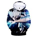 Tongyundacheng Anime Sakata Gintoki Hoodie Shimura Shinpachi/Kagura Cosplay Kapüşonlu Sweatshirt 3D Baskılı Sweatshirt Anime Cosplay Hoodie Erkekler Kadınlar için, tip 4, XS
