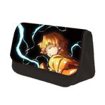 Tongyundacheng Kamado Nezuko Anime Kalem Kutusu, Agatsuma Zenitsu Kanroji Mitsuri Rengoku Kyoujurou Çizgi Film Baskılı Kalem Kılıfı Kırtasiye Düzenleyici Çanta Erkek Kız Gençler için, Agatsuma