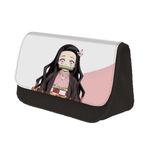 Tongyundacheng Kamado Nezuko Anime Kalem Kutusu, Agatsuma Zenitsu Kanroji Mitsuri Rengoku Kyoujurou Çizgi Film Baskılı Kalem Kılıfı Kırtasiye Düzenleyici Çanta Erkek Kız Gençler için, Nezuko,