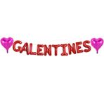 TONIFUL 16 inç Kırmızı Galentinler Mektup Balonlar Sevgililer Günü Folyo Alfabe Balonlar Afiş Sevgililer Günü Düğün Gelin Duş Yıldönümü Nişan Bayanlar Kızlar Parti Malzemeleri