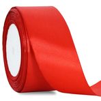 TONIFUL 4 cm x 22 m genişliğinde, kırmızı saten bant, sağlam kumaş bantlar, düğün, araba, sandalye, kuşak, el işi, hediye paketleri, kesme, törenler, çiçekli dikiş, sarı, altın, lila, turuncu