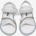Tonny Black Çocuk Unisex Beyaz Çoçuk Çarpraz Bağlı Sandalet