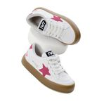 Tonny Black Çocuk Unisex Beyaz Fuşya Termo Taban Yıldız Detaylı Bağcıklı ve Cırtlı Spor Ayakkabı, 33, TBKMN320, Beyaz Fuşya, Unisex Çocuk